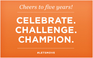 5thAnniversary-Lets-Move-Michelle-Obama