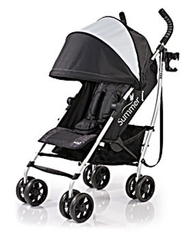 The 3Dzyre Convenience Stroller Has Just the Right Type of Canopy - Both for Sun Protection and So the Baby Can See Out, Too!