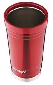 The 16 ounce Contigo Ultimate Party Cup is a reusable and 100% BPA free alternative to red plastic cups.